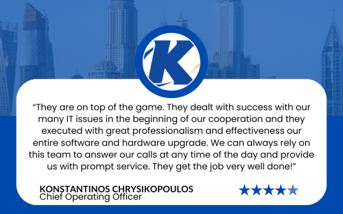 Kazoulis Logistics - Testimonial